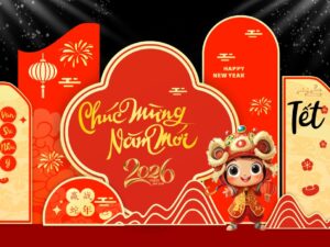 Backdrop Tết