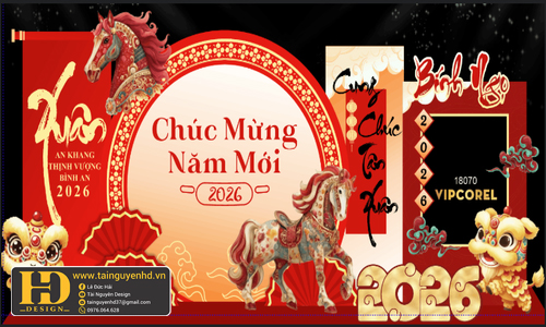 Background Năm Mới - Phông Nền Tết (2)