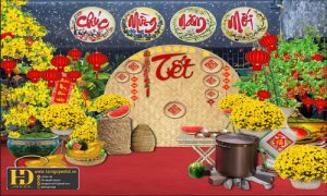 Background Tiểu Cảnh - Phông Nền Checkin Tết (10)