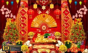 Background Tiểu Cảnh - Phông Nền Checkin Tết (8)