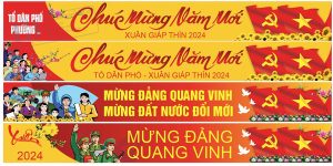 Băng Rôn Chúc Mừng Năm  Mới