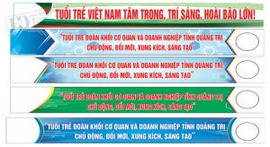 Băng Rôn, Khẩu Hiệu Đoàn Thanh Niên