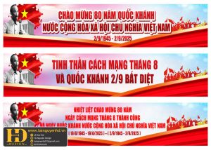 Băng Rôn, Khẩu Hiệu Ngày Quốc Khánh (1)