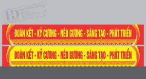 Băng Rôn - Khẩu Hiệu - Phướn Đại Hội (11)