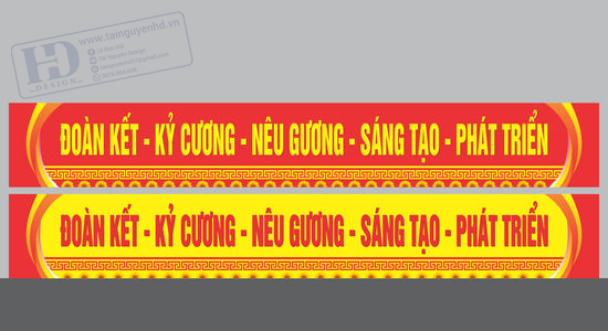 Băng Rôn - Khẩu Hiệu - Phướn Đại Hội (11)