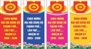 Băng Rôn - Khẩu Hiệu - Phướn Đại Hội (7)