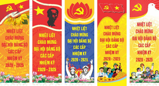 Băng Rôn - Khẩu Hiệu - Phướn Đại Hội (8)