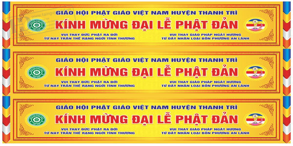 Băng Rôn, Phướn Đại Lễ Phật Đản, VeSak (2)