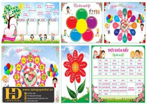 Bảng Sinh Nhật Mầm Non