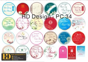 Bảng Tên Tròn Đám Cưới (138)