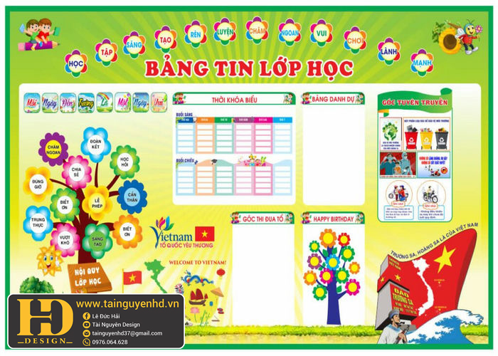 Bảng Tin Lớp Học (2)