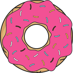 Bánh Donut - Bánh Kem PNG (100)