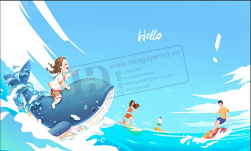 Banner Mùa Hè - Bãi Biển - Bơi Lội (10)