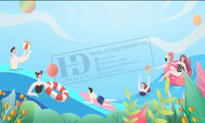 Banner Mùa Hè - Bãi Biển - Bơi Lội (4)