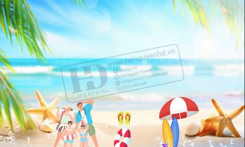 Banner Mùa Hè - Bãi Biển - Bơi Lội (5)