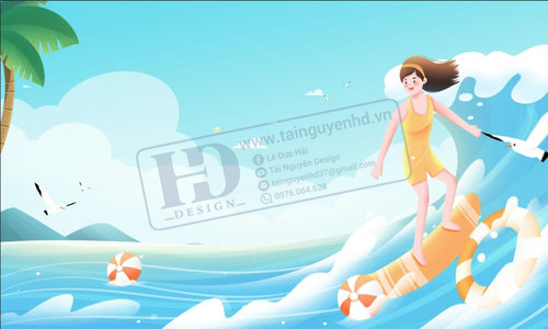 Banner Mùa Hè - Bãi Biển - Bơi Lội (6)