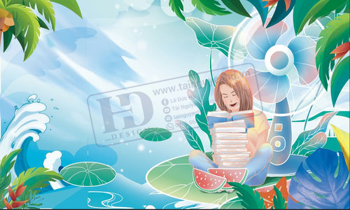 Banner Mùa Hè - Bãi Biển - Bơi Lội (9)