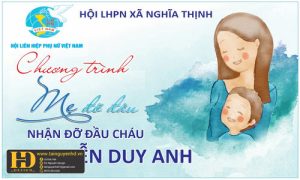 Biển Maket Mẹ Đỡ Đầu