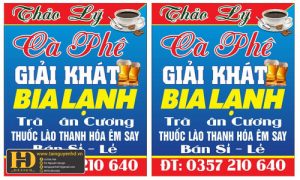 Biển Quảng Cà Phê Thảo Lý