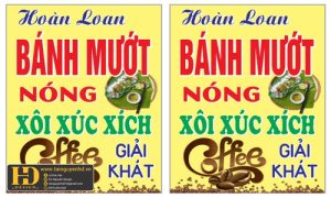 Biển Quảng Cáo Bánh Mướt Nóng