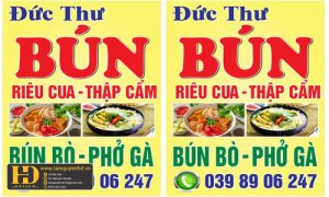 Biển Quảng Cáo Bún Đức Thu