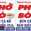 Biển Quảng Cáo Bún Phở