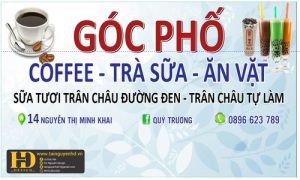 Biển Quảng Cáo Cà Phê Góc Phố