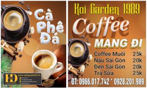 Biển Quảng Cáo Cà Phê Koi