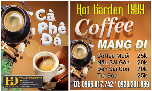 Biển Quảng Cáo Cà Phê Koi