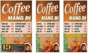 Biển Quảng Cáo Cà Phê Mang Đi