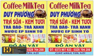 Biển Quảng Cáo Cà Phê - Trà Sữa