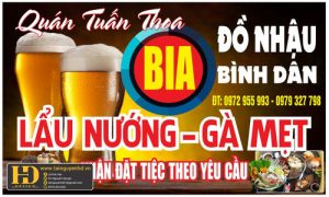Biển Quảng Cáo Lẩu Nướng Gà Mẹt