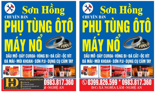 Biển Quảng Cáo Ô Tô Sơn Hồng