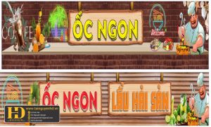 Biển Quảng Cáo Ốc Ngon 1