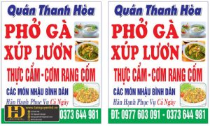 Biển Quảng Cáo Phở Gà Thanh Hoa