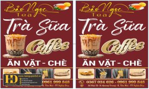 Biển Quảng Cáo Trà Sữa Bảo Ngọc
