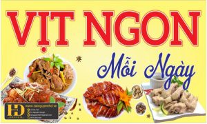 Biển Quảng Cáo Vịt Quay Hoàng Hải