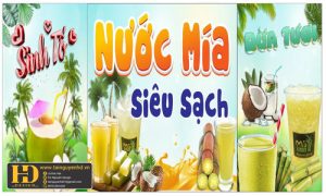 Biển Quảng Cáo Xe Nước Mía