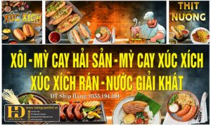 Biển Quảng Cáo Xôi - Mỳ Cay