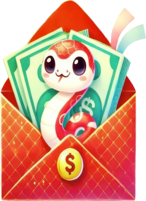 Chibi Rắn Năm Mới PNG (6)