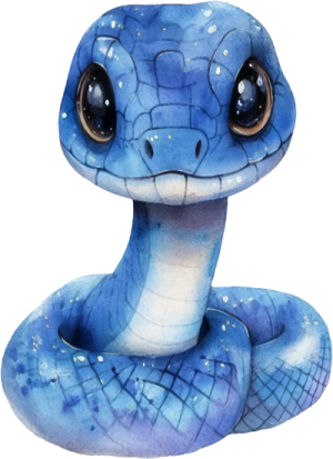 Chibi Rắn - Snake Cute PNG (10)