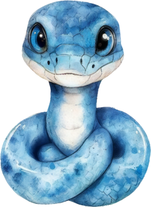 Chibi Rắn - Snake Cute PNG (11)