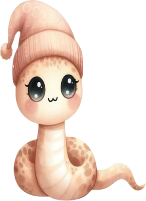 Chibi Rắn - Snake Cute PNG (14)