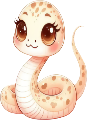 Chibi Rắn - Snake Cute PNG (18)