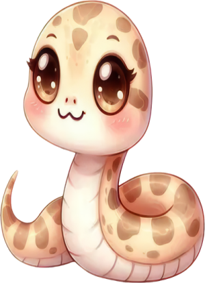 Chibi Rắn - Snake Cute PNG (20)
