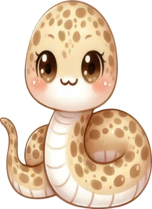 Chibi Rắn - Snake Cute PNG (21)