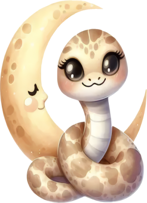 Chibi Rắn - Snake Cute PNG (24)