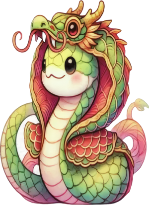 Chibi Rắn - Snake Cute PNG (28)