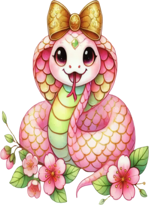 Chibi Rắn - Snake Cute PNG (29)