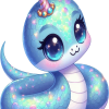 Chibi Rắn - Snake Cute PNG (3)
